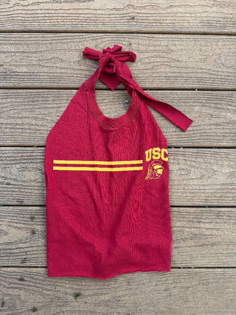 USC Trojans Vintage red  halter top  one size